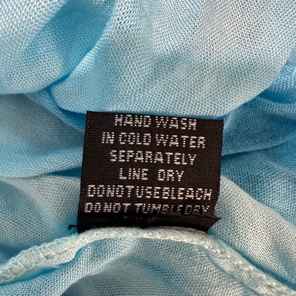 Raviya Womens Size L Turquoise Blue Tiered Dress Swimsuit Cover Up NWT - Picture 11 of 12